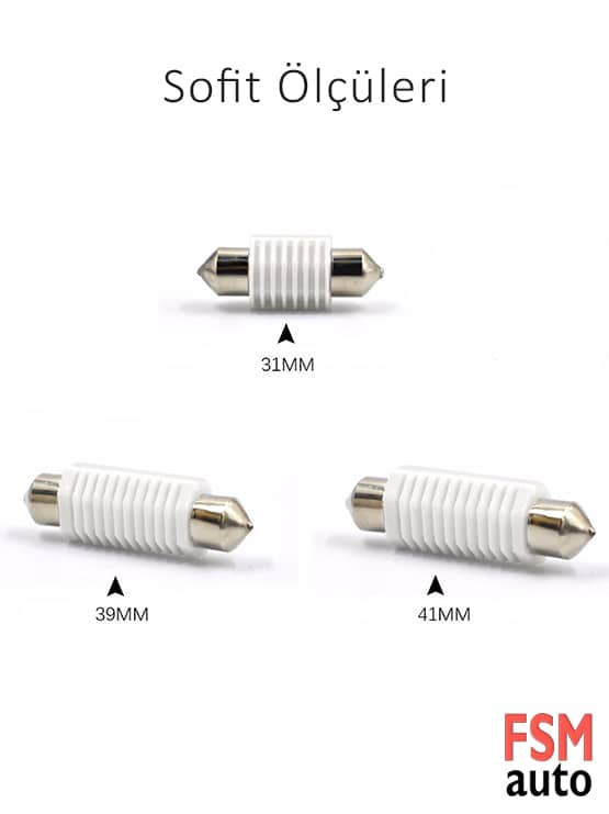 fsmauto seramik sofit led ampul