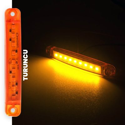 Waxen Parmak LED 12/24 Volt Uyumlu 5 Farklı Renk Su Geçirmez %count(title) waxen turuncu parmak led