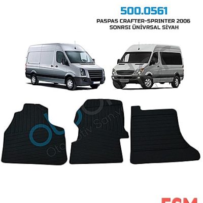Volkswagen Crafter Mercedes Sprinter 2006 Sonrası Paspas