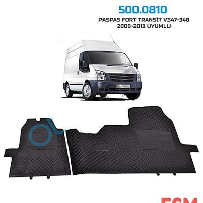 Ford Transit V347 - V348 2006 - 2013 Uyumlu Kauçuk Paspas
