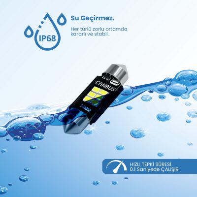 sofit 6LED BEYAZ 36mm 4